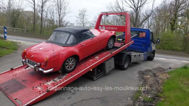 Remorquage voiture à Issy-les-Moulineaux